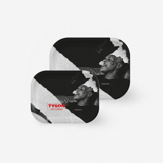 Rolling Tray – Black ”Relax Mike”(Medium Size)